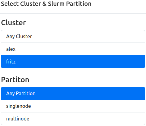 Cluster Filter